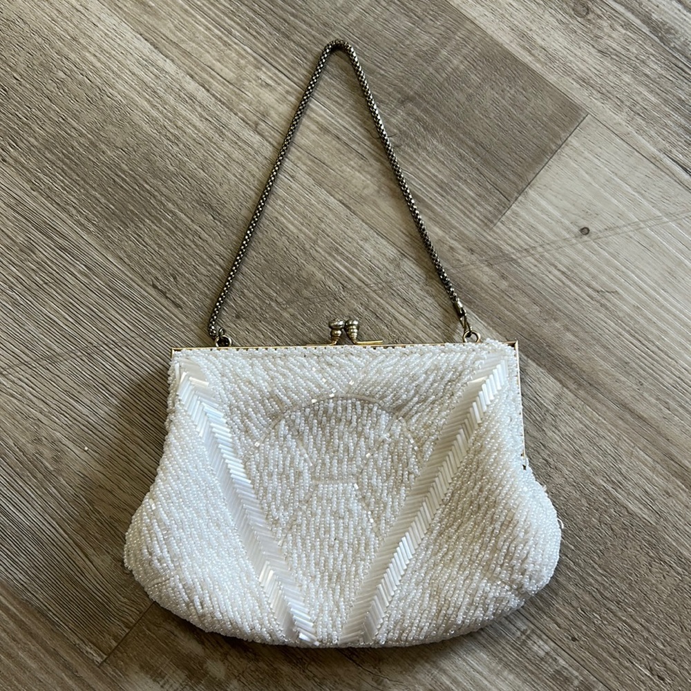 Vintage hand beaded purse